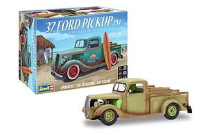 Revell 1/25 1937 Ford Pickup w/ Surfboard 2N1 Scale Model Kit image 67008
