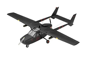 Revell 1/48 Cessna O-2A Skymaster Scaled Plastic Model Starter Kit image 67027