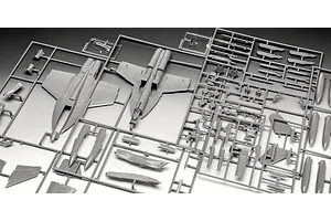 Revell 1/72 F/A-18F Super Hornet Scaled Plastic Model Starter Kit image 67046