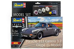 Revell 1/24 Porsche 911 Carrera 3.2 Coupé (G-Model) Scale Model Kit image 67054