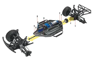 Traxxas Slash 4x4 RC Short Course Truck Electric 4WD 1/10 Scale RTR with LED Light Kit image 67119