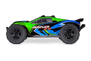 Traxxas Rustler 4x4 RC Stadium Truck Electric 4WD 1/10 Scale RTR with LED Light Kit image 67244
