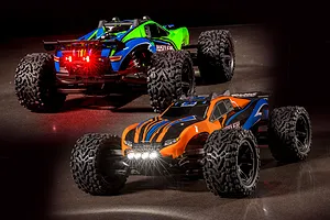 Traxxas Rustler 4x4 RC Stadium Truck Electric 4WD 1/10 Scale RTR with LED Light Kit image 67249
