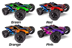 Traxxas Rustler 4x4 RC Stadium Truck Electric 4WD 1/10 Scale RTR with LED Light Kit image 67254