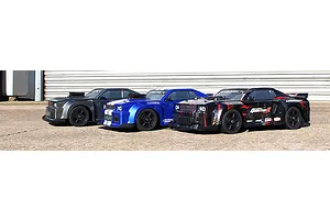 Maverick Quantum R Flux 4S RC Muscle Car Electric Brushless 4WD 1/8 Scale RTR - Black/Red image 67282