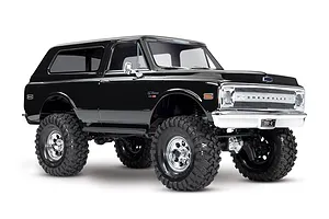 Traxxas 1/10 1969 Chevrolet Blazer Painted Body Shell w/ Hardware & Decals - Black image 67418