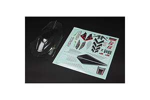 ARRMA 1/8 Typhon Clear Unpainted Body Shell w/ Decals image 67474