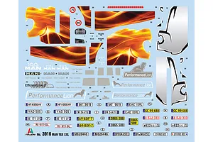 Italeri 1/24 MAN TGX XXL D38 Truck Scaled Plastic Model Kit image 67905