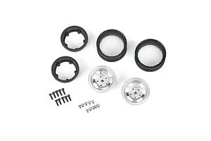 Pro-Line 1.55" Silver Aluminium 5 Slot Mag Beadlock Rims 2Pcs image 67915