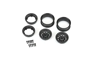 Pro-Line 1.55" Black Keystone Beadlock Rims 2Pcs image 67920