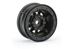 Pro-Line 1.55" Black Keystone Beadlock Rims 2Pcs image 67921