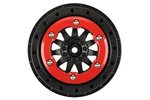 Pro-Line 2.2/3.0" Red/Black F-11 SC Beadlock Rims 2Pcs
