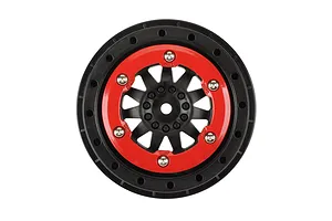 Pro-Line 2.2/3.0" Red/Black ProTrac F-11 SC Beadlock Rims 2Pcs image 67930