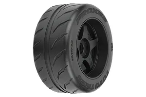 Pro-Line 2.9" Rear Toyo Proxes R888R S3 53/107 Belted Tyres on Black Rims 2Pcs image 67968