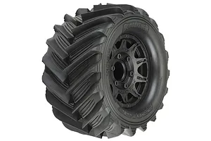 Pro-Line 2.8" Demolisher MT Tyres on Black Raid Rims - Glued Wheels 2Pcs image 67985