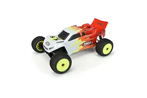 Pro-Line 1/18 Mini-T Hole Shot M3 Tyres on Yellow Dish Rims - Glued Wheels 2Pcs image 68058