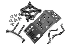 HPI Savage Skid Plate/Body Mount & Shock Tower Set image 6807