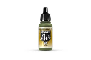 Vallejo Model Air Cam Light Green Acrylic Airbrush Paint 17ml