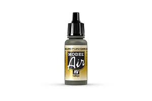 Vallejo Model Air Dark Green Acrylic Airbrush Paint 17ml