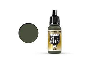 Vallejo Model Air Light Green RLM82 Acrylic Airbrush Paint 17ml