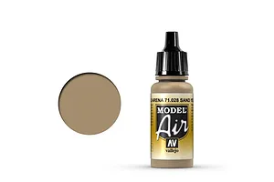 Vallejo Model Air Sand Yellow Acrylic Airbrush Paint 17ml image 68327