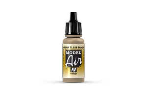 Vallejo Model Air Sand Yellow Acrylic Airbrush Paint 17ml image 68328