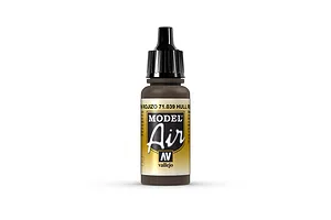 Vallejo Model Air Hull Red Acrylic Airbrush Paint 17ml