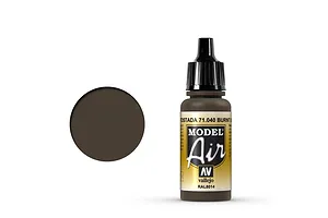 Vallejo Model Air Burnt Umber Acrylic Airbrush Paint 17ml image 68345