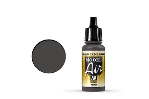 Vallejo Model Air Dark Brown RLM61 Acrylic Airbrush Paint 17ml