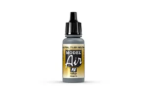 Vallejo Model Air Neutral Grey Acrylic Airbrush Paint 17ml