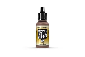 Vallejo Model Air Rust Acrylic Airbrush Paint 17ml