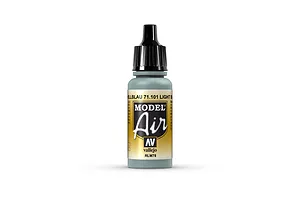 Vallejo Model Air Light Blue RLM78 Acrylic Airbrush Paint 17ml image 68425