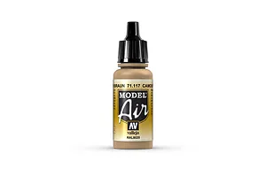 Vallejo Model Air Camouflage Brown Acrylic Airbrush Paint 17ml