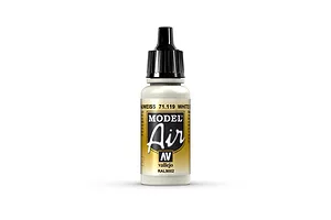Vallejo Model Air White Grey Acrylic Airbrush Paint 17ml