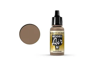 Vallejo Model Air USAF Brown Acrylic Airbrush Paint 17ml
