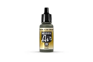 Vallejo Model Air Bronze Green Acrylic Airbrush Paint 17ml