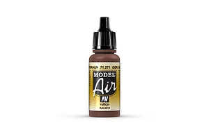 Vallejo Model Air German Red Brown Acrylic Airbrush Paint 17ml