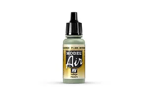 Vallejo Model Air Interior Grey Green Acrylic Airbrush Paint 17ml image 68567