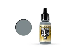Vallejo Model Air BS Medium Sea Grey Acrylic Airbrush Paint 17ml