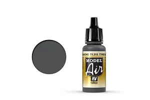 Vallejo Model Air Tyre Black Acrylic Airbrush Paint 17ml