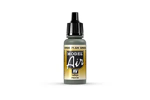 Vallejo Model Air Green Acrylic Airbrush Paint 17ml