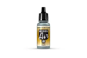 Vallejo Model Air Flanker Light Grey Acrylic Airbrush Paint 17ml