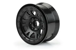 Pro-Line 2.2" Black Impulse Beadlock Rock Crawler Rims 2Pcs image 68625