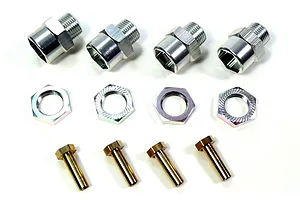 Absima 1/10 Aluminium 12mm - 17mm Extension Rim Hub (+15mm) Set