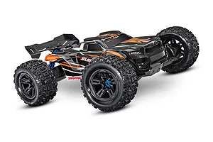 Traxxas Sledge Orange & Black Painted Body Shell w/ Decals image 68754