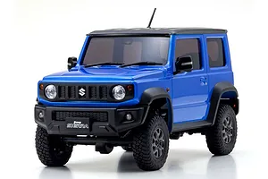 Kyosho Mini-Z Suzuki Jimny Sierra 4x4 RC Rock Crawler Electric 4WD RTR - Brisk Blue (Team Smurf) image 68918