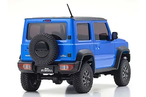 Kyosho Mini-Z Suzuki Jimny Sierra 4x4 RC Rock Crawler Electric 4WD RTR - Brisk Blue (Team Smurf) image 68919
