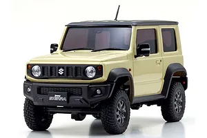 Kyosho Mini-Z Suzuki Jimny Sierra RC Rock Crawler Electric 4x4 RTR - Chiffon Ivory (Team Latte) image 68930