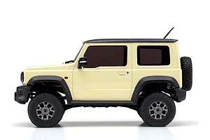 Kyosho Mini-Z Suzuki Jimny Sierra RC Rock Crawler Electric 4x4 RTR - Chiffon Ivory (Team Latte) image 68933