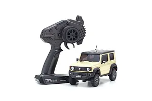 Kyosho Mini-Z Suzuki Jimny Sierra RC Rock Crawler Electric 4x4 RTR - Chiffon Ivory (Team Latte) image 68937